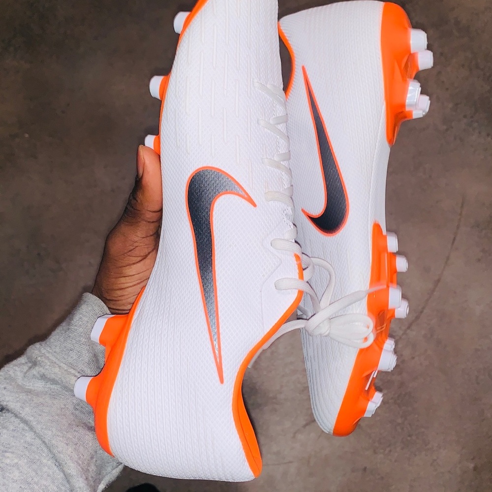 Nike Football Cleats White/Orange